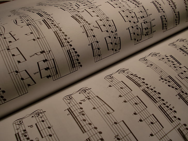 Music Notebook at a Studio for Singing Lessons in Huddersfield